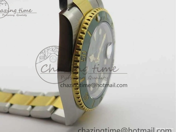 0115 Submariner 116613 LV VRF Best Edition YG Wrapped Bezel Green Dial on SS YG Bracelet A2836 MAX Version Compact 2920
